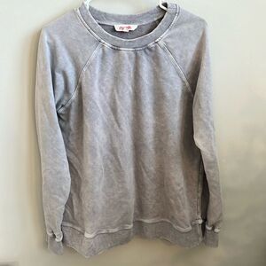 Mazik Boutique Faded Gray Crewneck Pullover Sweater Women’s M